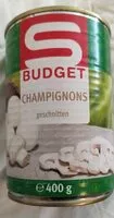 Zuckermenge drin Champignons geschnitten