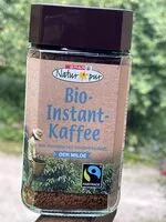 Sokerin määrä sisällä Bio instant-kaffee