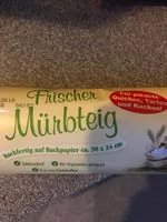 Jumlah gula yang masuk Frischer Mürbteig für Pizza