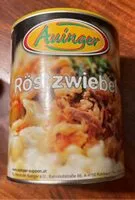 İçindeki şeker miktarı Röstzwiebel