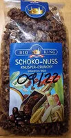 İçindeki şeker miktarı Schoko-Nuss Knusper crunchy Müsli