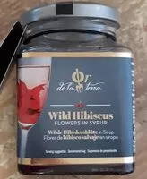 चीनी की मात्रा Wild hibiscus flowers in syrup