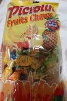 入っている砂糖の量 Fruit chews