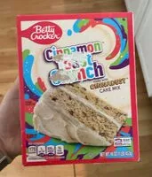 Suhkru kogus sees Cinnamon toast crunch cake mix
