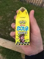 Cantidad de azúcar en Mini Sour blups - candy balls