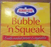 Amount of sugar in Bubble ‘n Squeak
