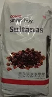 Suhkru kogus sees Sultanas