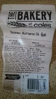 Sugar and nutrients in Coles bakery