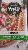 İçindeki şeker miktarı Grissini Rosemary & Sea Salt Italian Bread Sticks