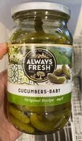 İçindeki şeker miktarı Cucumbers baby