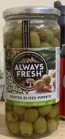 İçindeki şeker miktarı Stuffed olives