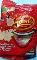 Suhkru kogus sees Strawberries and cream