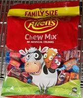 İçindeki şeker miktarı Chew Mix