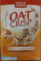Количество сахара в Oat Crisp Honey & Macadamia