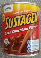 Suhkru kogus sees Sustagen Dutch Chocolate Flavour