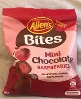 İçindeki şeker miktarı Mini Chocolate rasperries