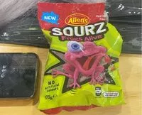 İçindeki şeker miktarı Sour frogs alive