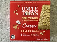 Количество сахара в Classic Golden Oats Muesli Bars