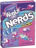Cantidad de azúcar en Wonka's Nerds Grape and Strawberry 45G Box