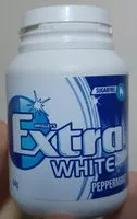 中的糖分和营养成分 Wrigley s extra white