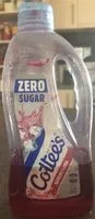 Cantidad de azúcar en Cottee’s zero sugar raspberry flavoured cordial