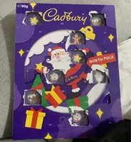 Cantidad de azúcar en Cadbury advent calendar