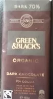 Zuckermenge drin green & black organic dark chocolate