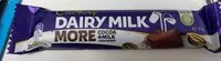 入っている砂糖の量 Dairy Milk more