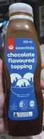 Sokerin määrä sisällä chocolate flavoured topping