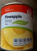 चीनी की मात्रा Pineapple Slices in Natural Juice