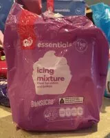 Quantité de sucre dans Icing mixture