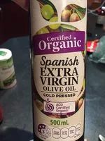 Сахар и питательные вещества в Certified organic