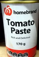 入っている砂糖の量 Tomato Paste