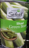 Suhkru kogus sees Sliced Green Beans