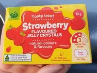 Jumlah gula yang masuk Strawberry Flavoured Jelly Crystals
