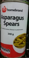 入っている砂糖の量 Homebrand Asparagus Spears
