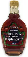 Количество сахара в 100% Pure Canadian Maple Syrup