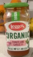 入っている砂糖の量 Leggos organic tomato and garlic pasta sauce