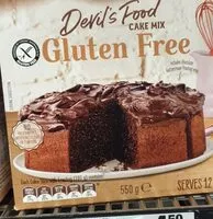 Jumlah gula yang masuk Devils food cake mix gluten free