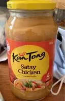 入っている砂糖の量 Satay chicken