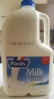 Sokerin määrä sisällä SA full cream milk