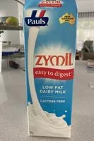 Sokerin määrä sisällä Zymil Low Fat Lactose Free Dairy Milk