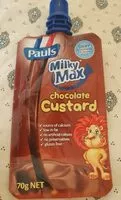 Sokerin määrä sisällä Custard Chocolate