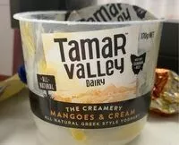 Amount of sugar in Tamar valley dairy mangos and cream