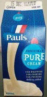 Sokerin määrä sisällä Pure Cream
