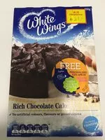 Sucre et nutriments contenus dans White wings