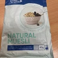 चीनी की मात्रा Natural Muesli