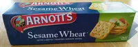 Sokerin määrä sisällä Arnott's Sesame Wheat Crackers 250G