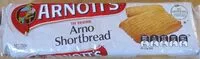 Sokerin määrä sisällä Arno Shortbread