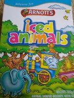 Sokerin määrä sisällä Iced animals